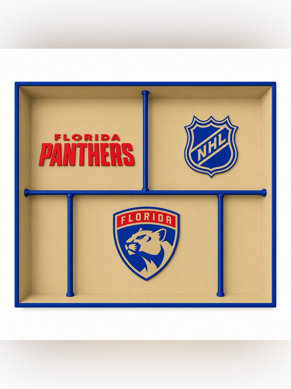 Florida Panthers NHL Pocket Dump Tray - For Keys, Wallet, Money, Etc
